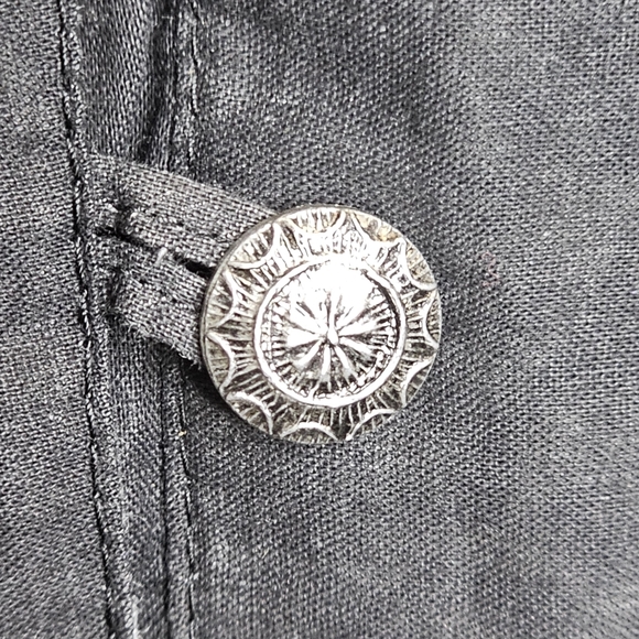 Prana Vintage Paisley Geometric Printed Black White Tunic Size XL - Picture 11 of 16